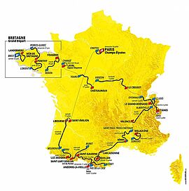 Carte du circuit du Tour de France 2021 - Agrandir l'image d'entête (fenêtre modale)