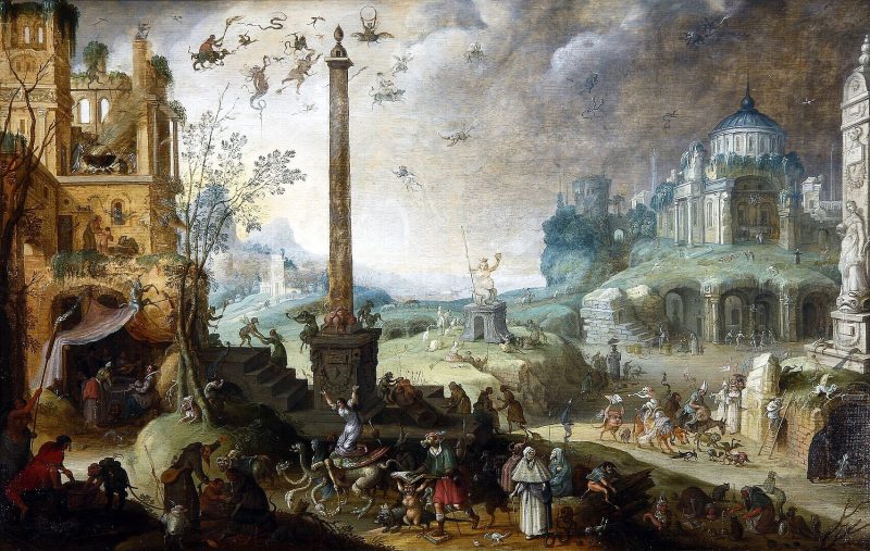 Claes Jacob van der Heck, Scène de Sabbat, huile sur toile, vers 1635.