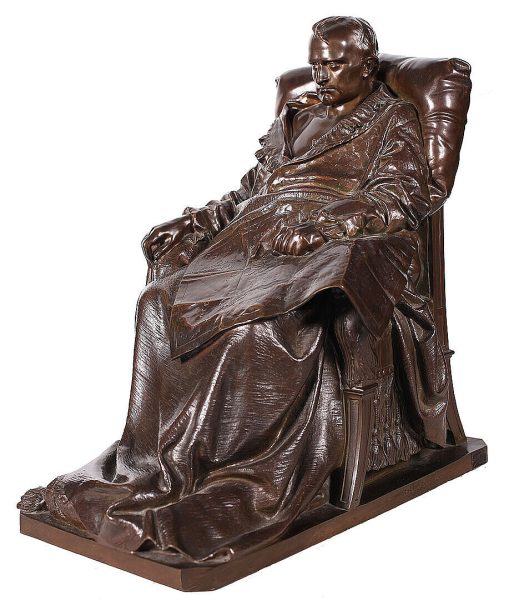 Vincenzo Vela, Les derniers jours, bronze, après 1867. (3984)