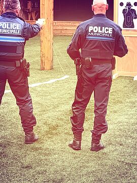 Entrainement des policiers municipaux © Châteauroux Métropole