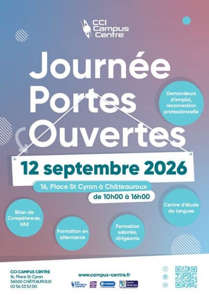 Journée portes ouvertes CCI Campus Centre