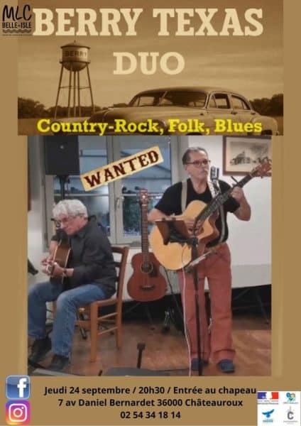 Concert : Berry Texas Duo