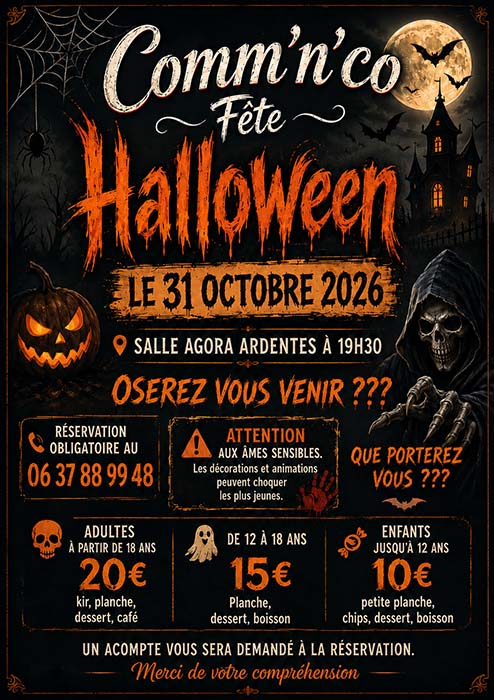 Comm\'n\'co Fête Halloween