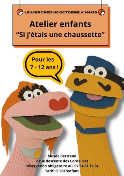 Atelier pour enfants au musée Bertrand