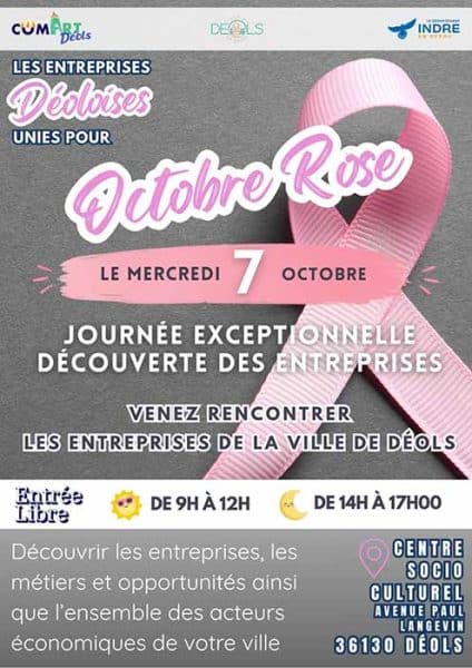 Les entreprises déoloises unies pour Octobre rose